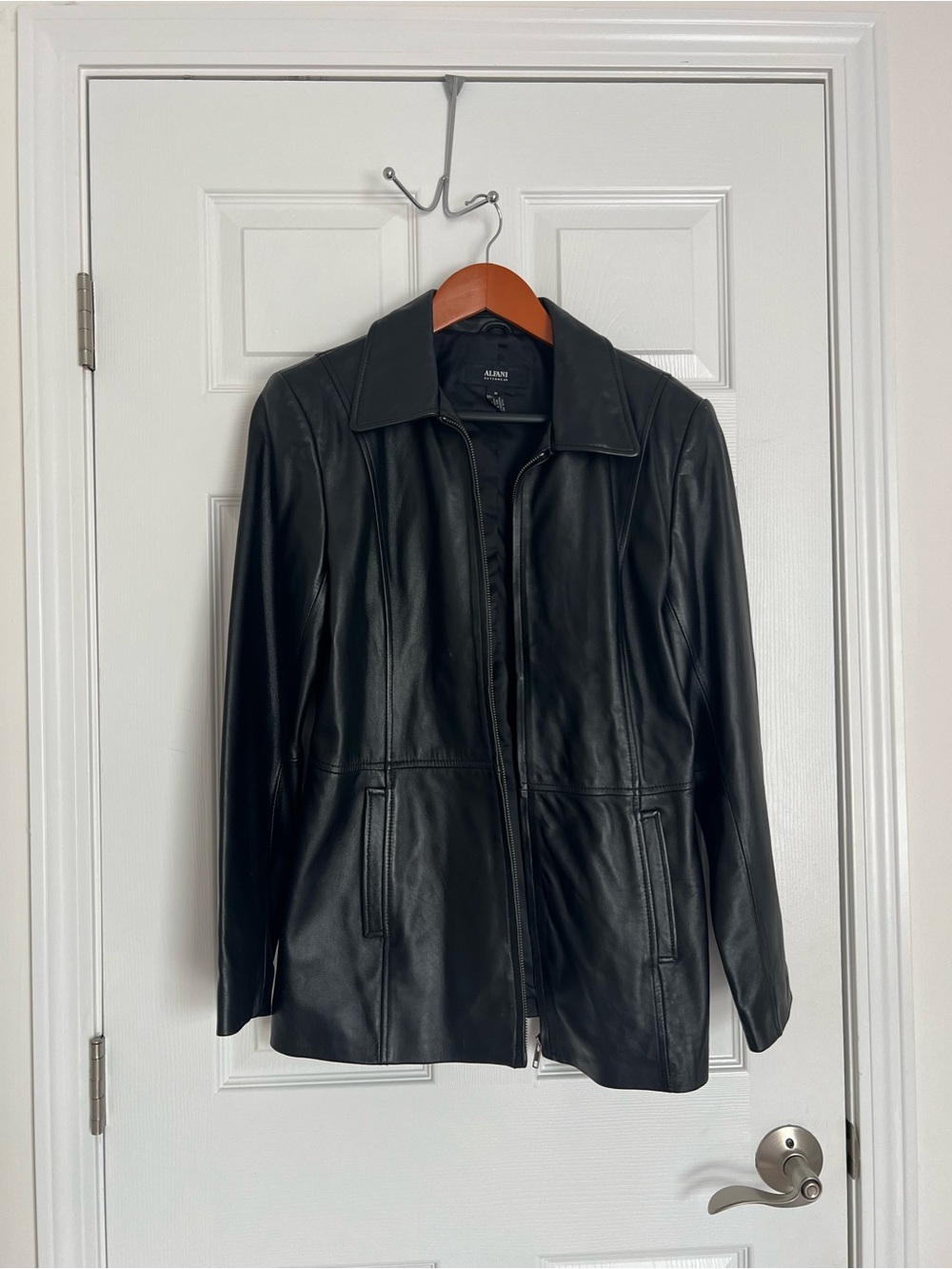 Alfani Black Outerwear Jacket - Sleek Leather Style